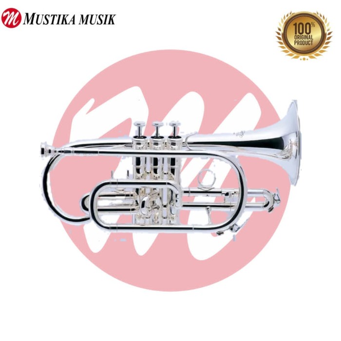 

✨Ready Trumpet Plastic Cornet Tromba Silver Terbaru