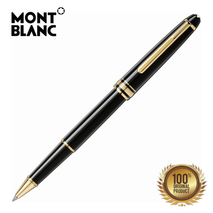 

✨Sale Pulpen Montblanc Original Tipe Meisterstuck Gold Classique Rollerball Berkualitas