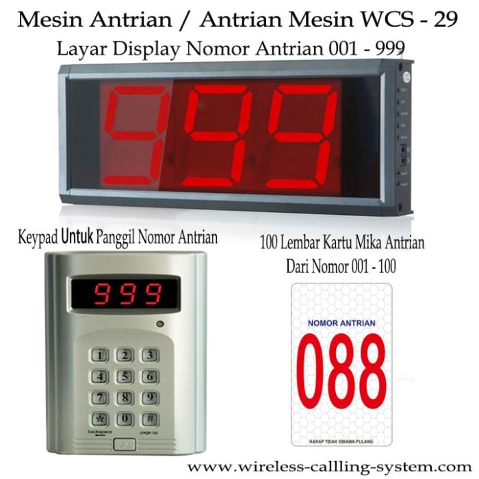 

Mesin Antrian / Antrian Mesin