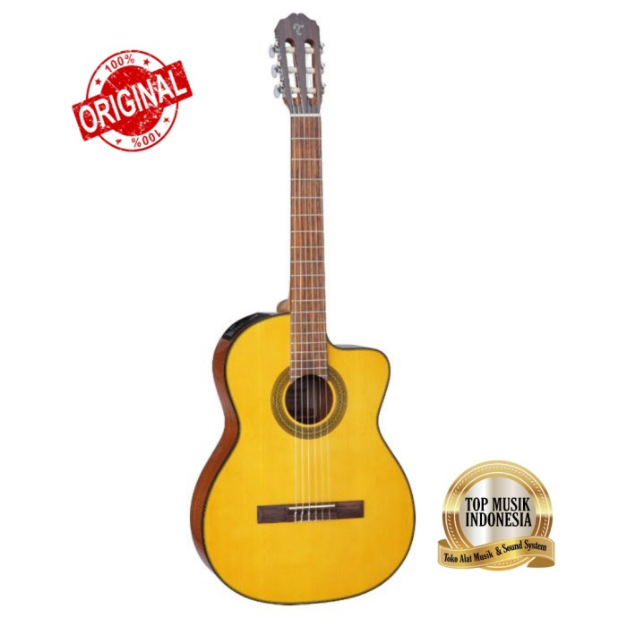 ✨New Ori Takamine Gc1Ce Nat Electric Classic Guitar Diskon