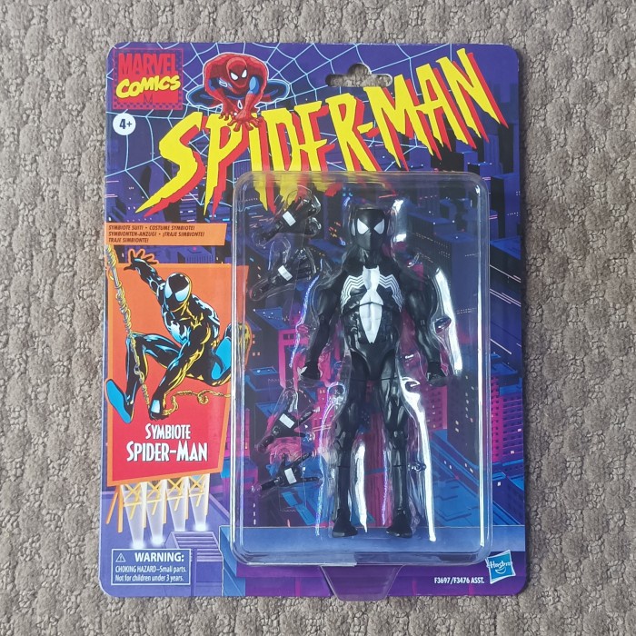 ✨New Marvel Legends Retro Spiderman Wave Symbiote Spidernan Diskon