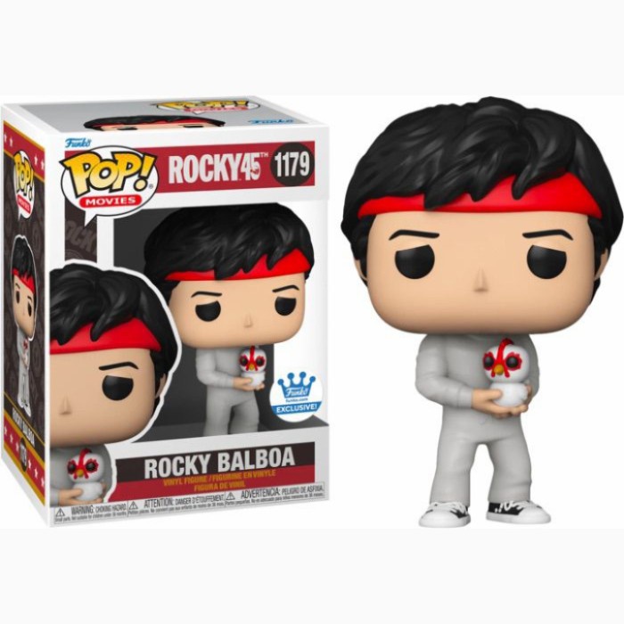 ✨Baru Funko Pop Movies: Rocky 45Th Anniversary - Rocky Balboa With Chicken Berkualitas