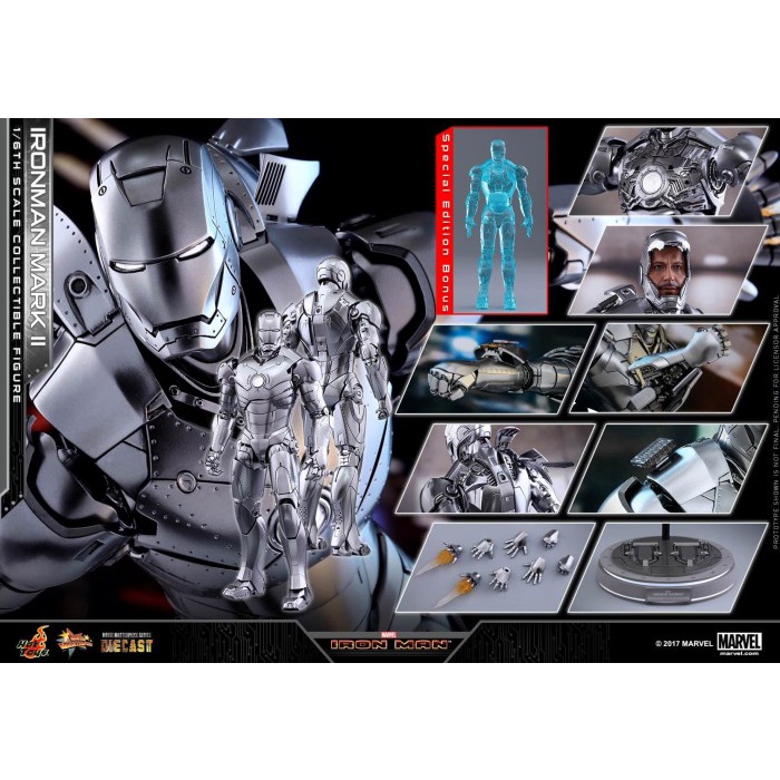 ✨Baru Hot Toys Ironman Mark 2 / Iron Man Mk 2 Diecast Mms 431 D20B Special Diskon