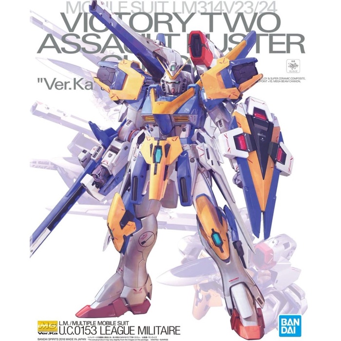 ✅Termurah Mg 1/100 V2 Victory Two Assault Buster Gundam Ver. Ka P-Bandai Limited Diskon