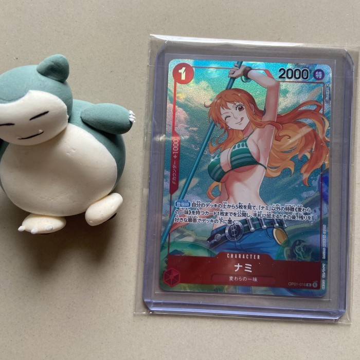 ✅Termurah One Piece Tcg Nami Op01-016 R Parallel Alternate Art Terbatas