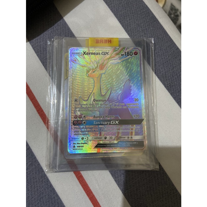 ✅Termurah Kartu Pokemon Tcg En Sm Forbidden Light Xerneas Gx Hr Berkualitas