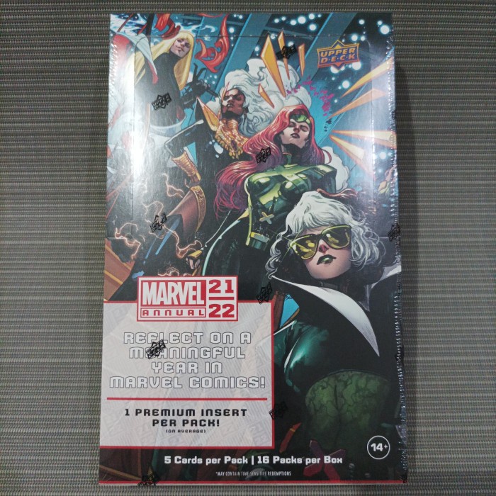 ✅Termurah Upper Deck Marvel Annual 21-22 Hobby Box Sealed Terbatas