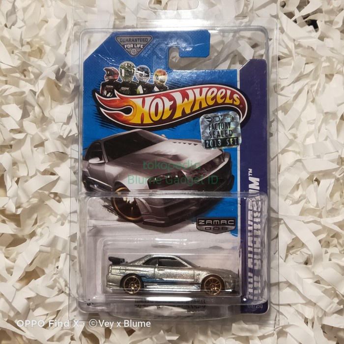 ✅Termurah Hotwheels Nissan Gtr R34 Zamac Fs #2 Factory Sealed Vvhtf No Hw Fnf Ff Terbatas