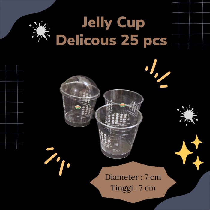 

{{{{}}] JELLY CUP DELICIOUS 25 PCS