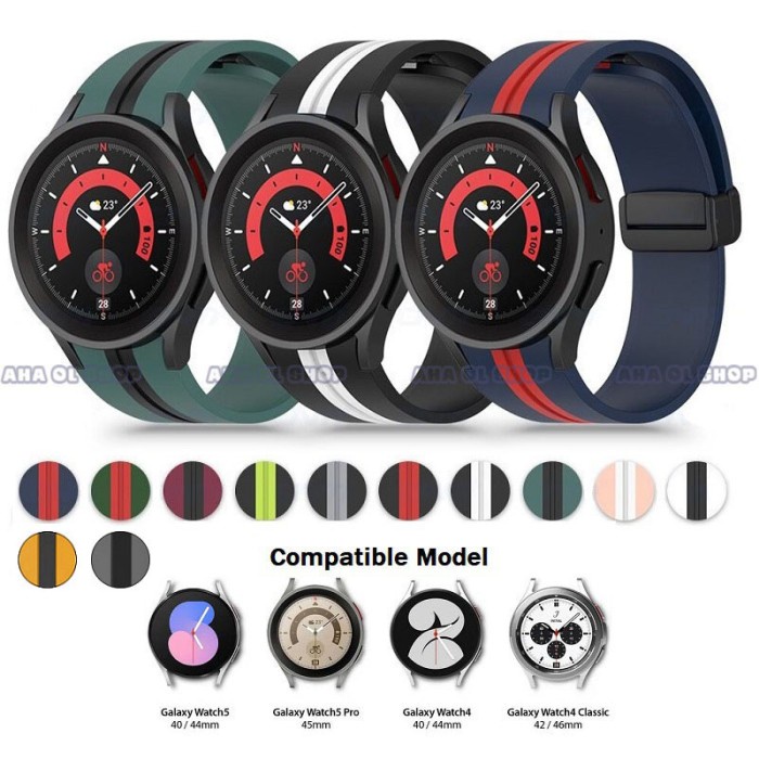 NEW STRAP MAGNET SAMSUNG GALAXY WATCH 6 40 44 43 47MM WATCH 5 WATCH 4 ORIGINAL TERBARU