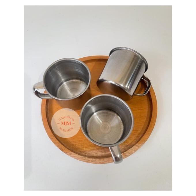 "'''] Cangkir Gelas Minum Stainless Steel BMW Tanpa Tutup Mug Gelas Minum