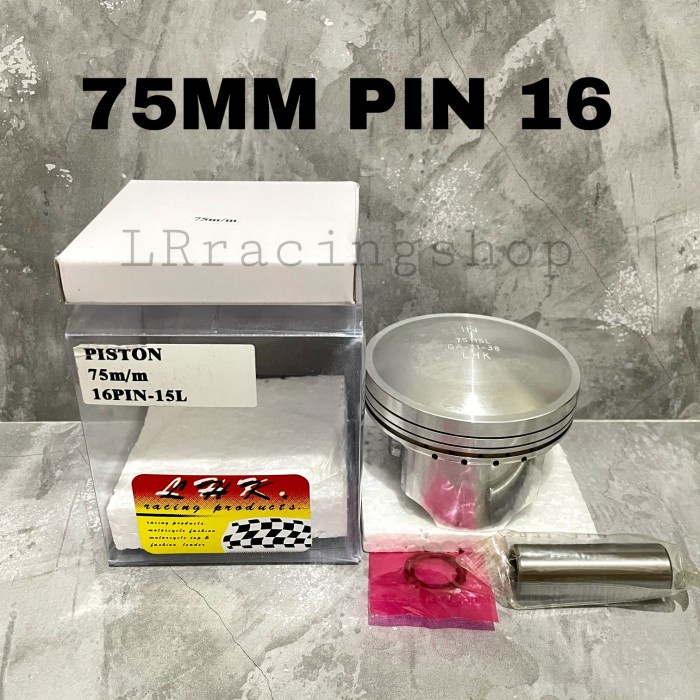 ✨Baru Piston Lhk 75 75Mm Pin Pen 16 Set Ring Piston Seher Lhk Thailand Berkualitas