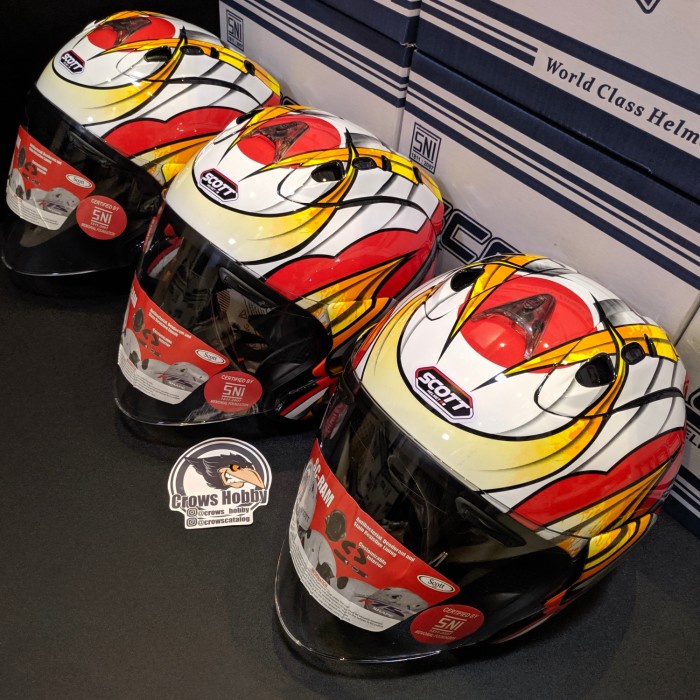 Masih!!! Helm Scott Vz Ram Sz Ram 4 Motif Nakagami Bukan Tsr