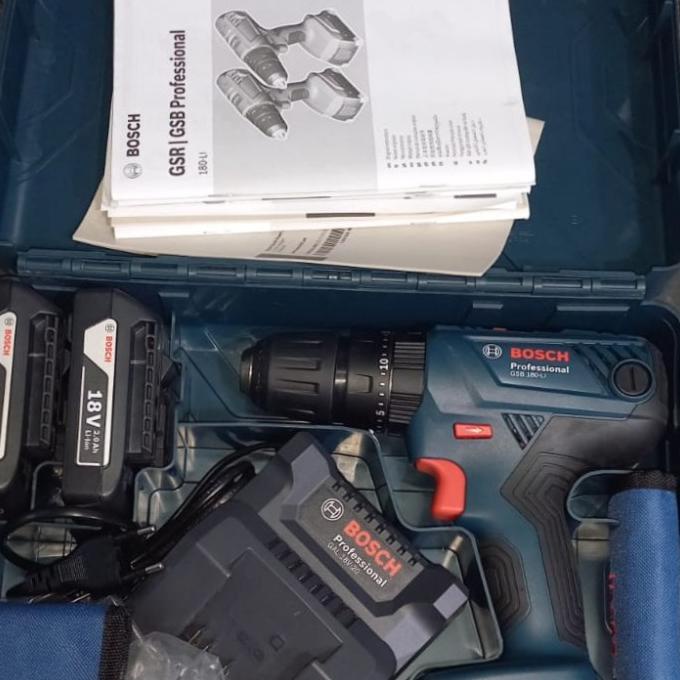 .........] mesin bor tembok GSB 180 Li Bosch 18V 2.0Ah cordles baterai GSB180