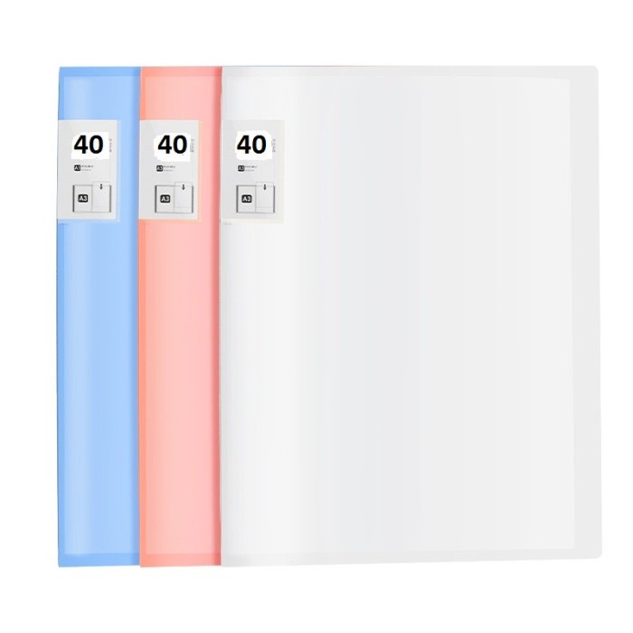 

Promo Map Plastik / Display Book / Clear Holder A3 40 Pocket / 40 Lembar