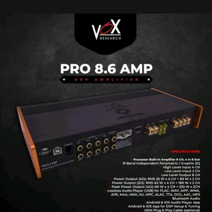 ✅Ori Processor Vox Pro8.6Amp - Processor Dsp Vox Pro 8.6 Amp - Vox Pro86Amp Berkualitas