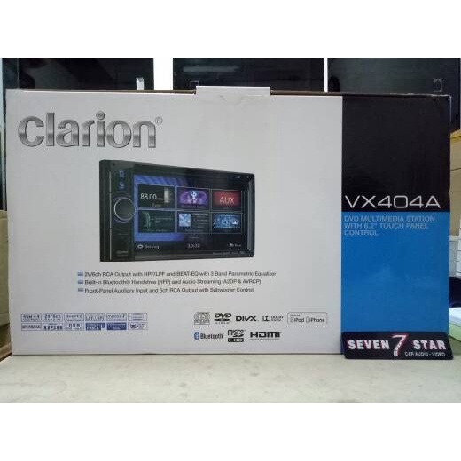 ✅Ori Tv Clarion Nx404A / Double Din Nx 404 A Gps Terbatas