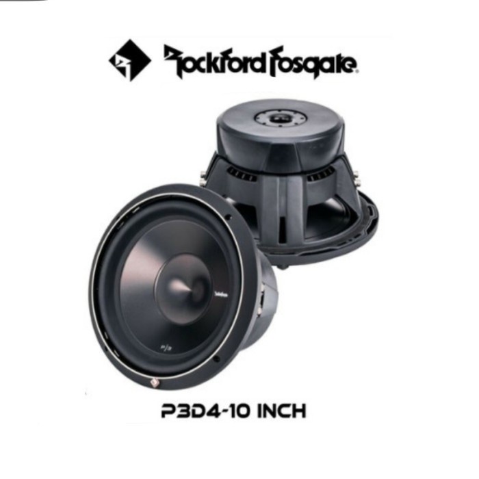 ✅New Ori Subwoofer Pasif Rockford Fosgate P3D4 P3 10 Inch 4Ohm - Rockford P3D4 Limited