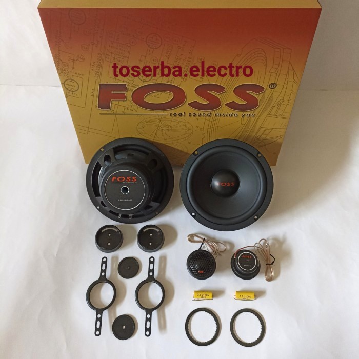 ✅New Ori Speaker Split 2Way 65In Fs2 Rhodium Foss Genetic 65 Inch Audio Mobil Berkualitas