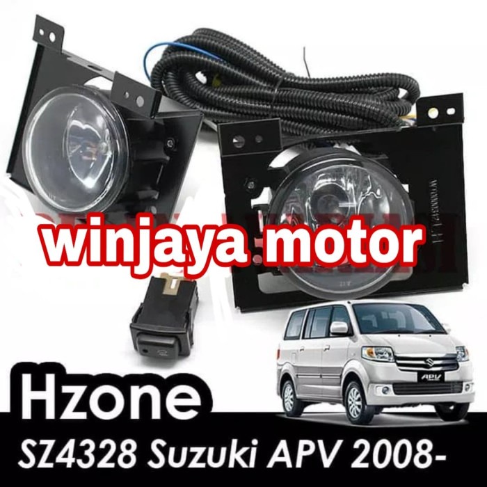 ✅Ori Foglamp Fog Lamp Lampu Kabut Suzuki Apv Arena 2008 Kaca Terbaru