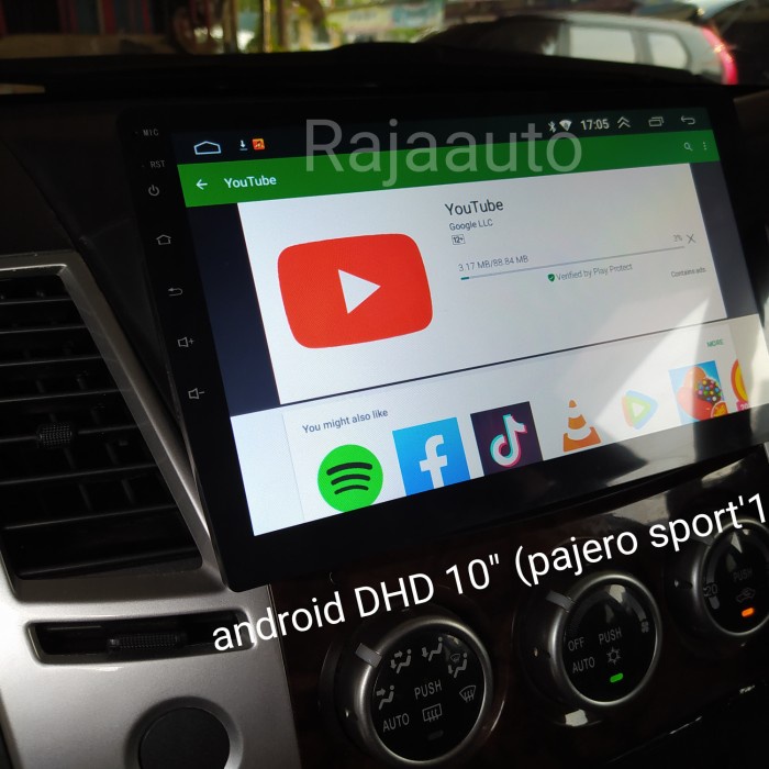 ✅Ori Headunit Dhd Android 10Pajero Sport 2015. Diskon