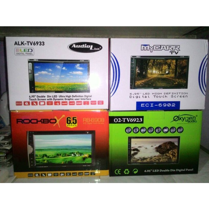 ✅New Ori Tv Dvd Mobil/Doubeldin Layar Sentu Bluetooth Limited