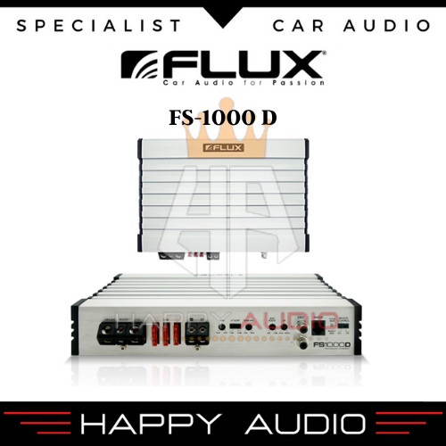 ✅New Ori Power Monoblock Amplifier Flux Fs-1000 D Sporty Power Audio Mobil Ori Terbaru