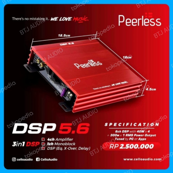 ✅New Ori Dsp Proccessor Power Peerless Magic 5.6 Smart 3 In 1 Dsp Amplifier Limited