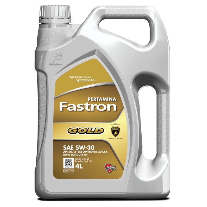 ✅New Oli Mobil Fastron Gold Sae 5W -30 4 Liter Berkualitas