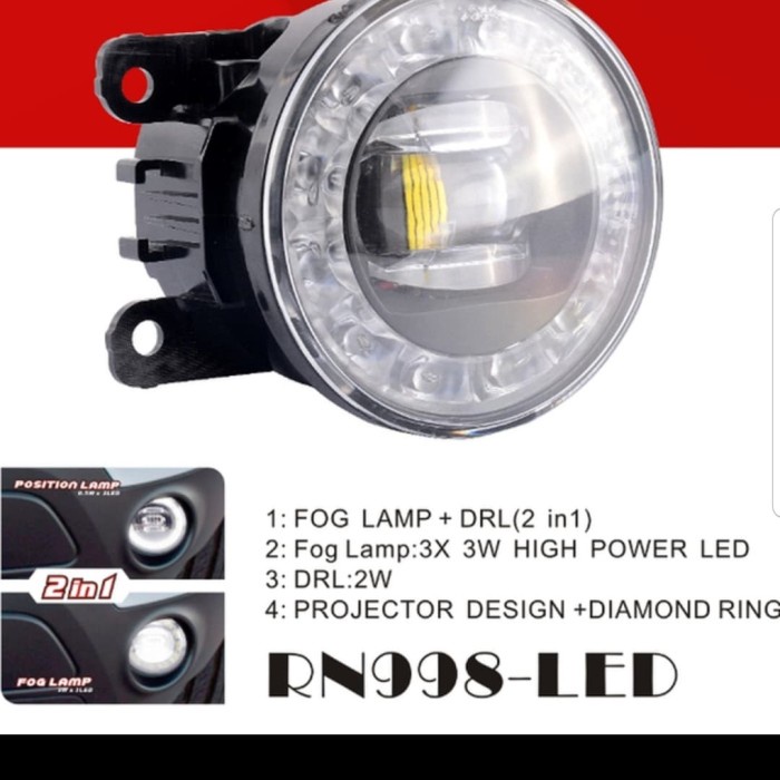✅Baru Fog Lamp Led Dlaa Khusus Avanza New N Old Vvti Limited