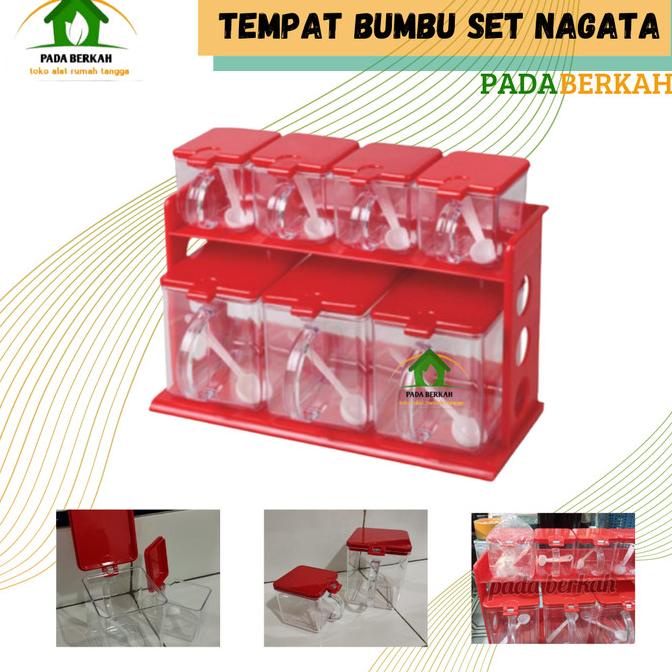 ] Tempat Bumbu Dapur Set Nagata 756E Tempat Bumbu Dapur Kitchen Set