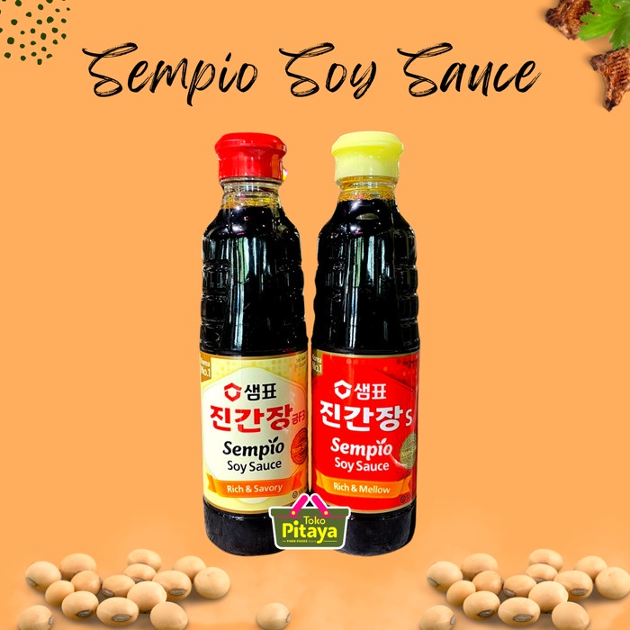 

] Sempio Soy Sauce 500ml - Ganjang Jin S Korea - Rich Melow , Savory