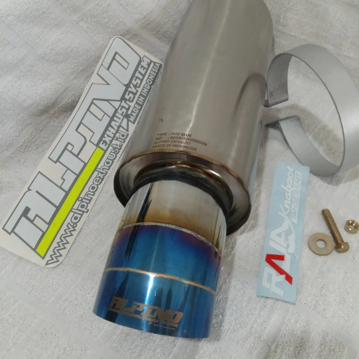 [Original] Knalpot Mobil Alpino S02 Suara Kering Diskon