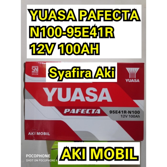 [Ori] Aki Accu Basah 100 Ah Yuasa N100 Truk Taft Genset Limited