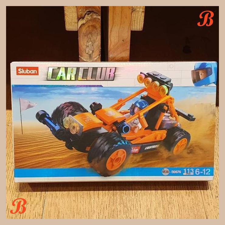 | anb | brick sluban m38-b0676 car club 114pc