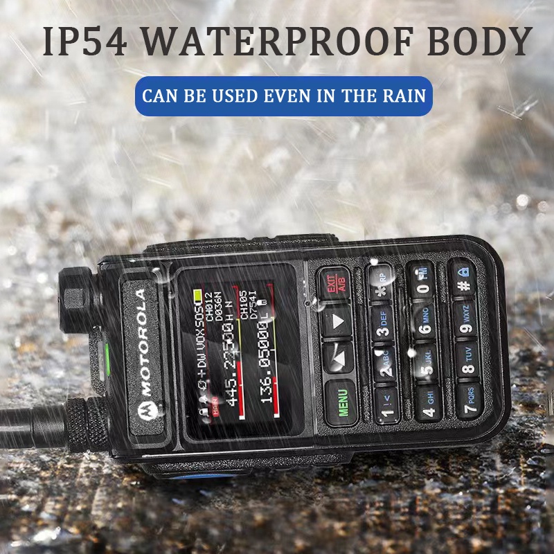 Ht Motorola V86T Walkie Talkie 999 108-660Mhz Two Way Radio Motorola Walkie Talkie Cocok Untuk Situs