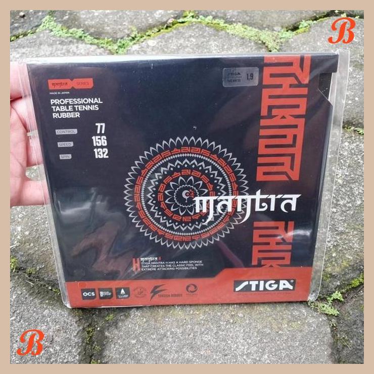 | anb | stiga mantra h 1.9 black rubber karet ping pong