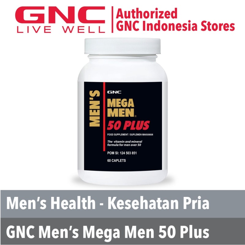 Gnc Mega Men 50 Plus - 60 Kaplet (174911) SUPLEMEN