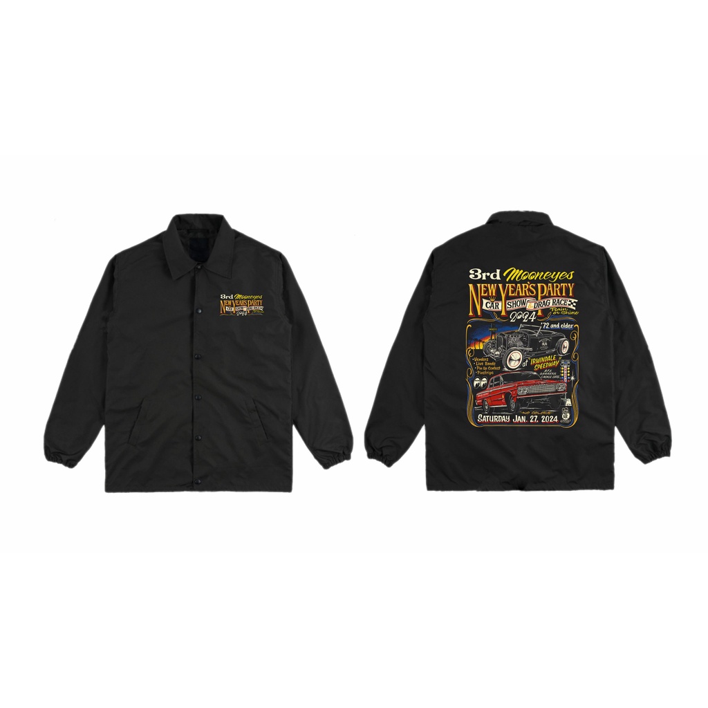Mooneyes  Pinstripe Tiger windbreaker jacket