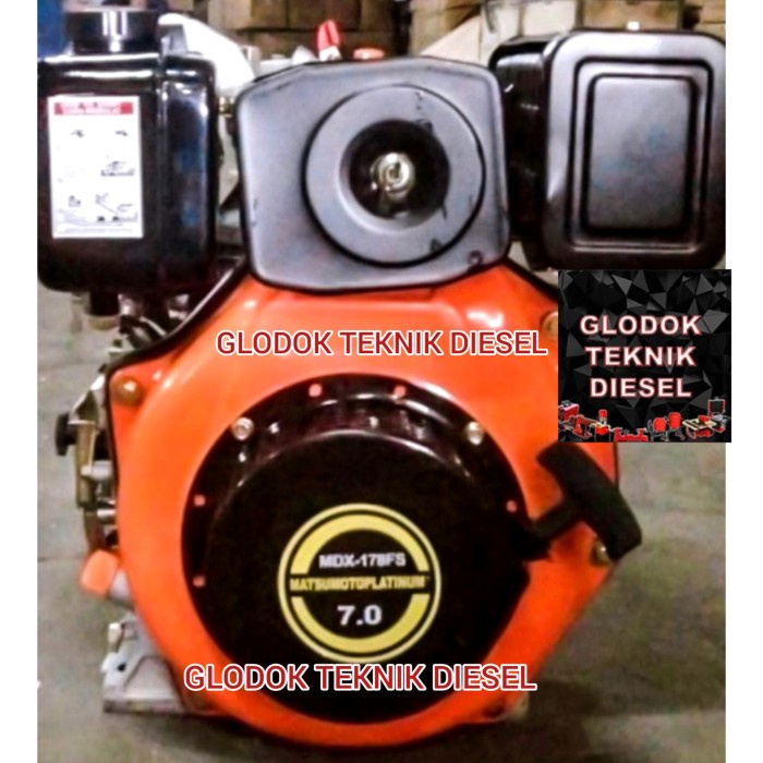 ✨Ready Mesin Penggerak Solar Engine Diesel Matsumoto Mdx 178 Fs 7 Hp Lambat Terbatas