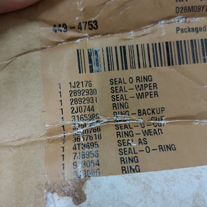 ✨Sale 449-4753 Seal Kit Genuine Caterpilar Berkualitas