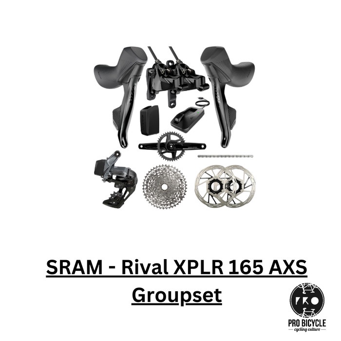 ✨Original Sram - Rival Xplr 165 Axs Groupset Terbaru