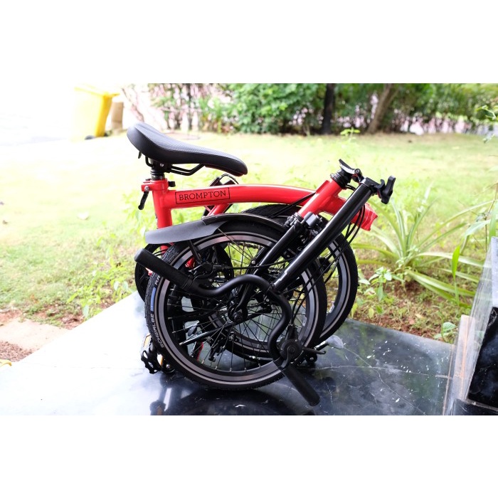 ✨Original Brompton S2L Red Rocket Black Edition Sepeda Lipat Sepeda Brompton Limited