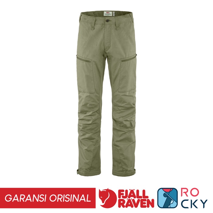 ✨Original Celana Panjang Fjallraven Abisko Lite Trekking Trousers - Light Olive Terbaru