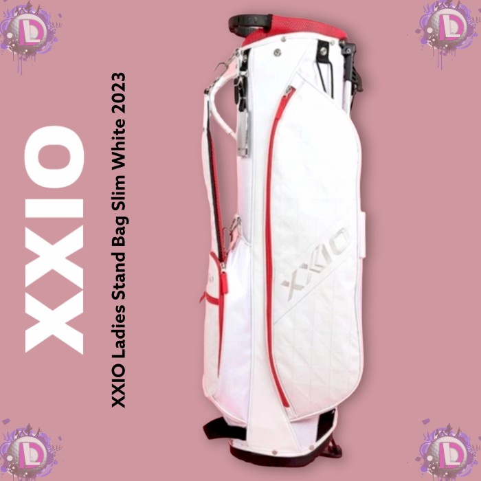 ✨Ori Xxio Ladies Stand Bag Slim White 2023 Original Terbatas