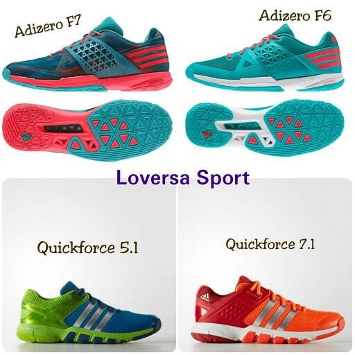 ✨Original Sepatu Bulutangkis Adidas Quick Force 5.1 Original Resmi Adidas Terbatas