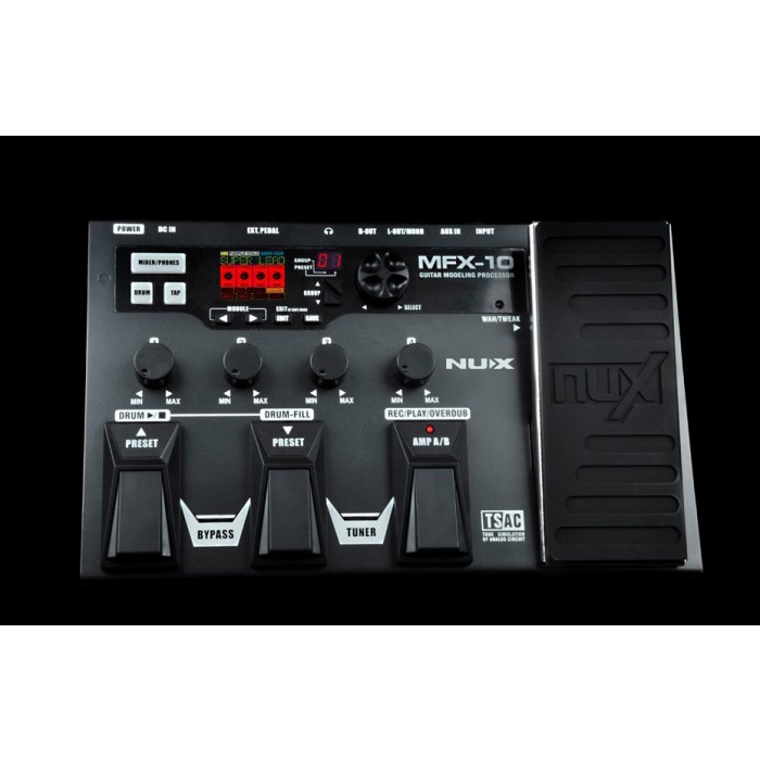 ✨Ori Nux Mfx-10 Guitar Multi-Effects Processor Sj Limited