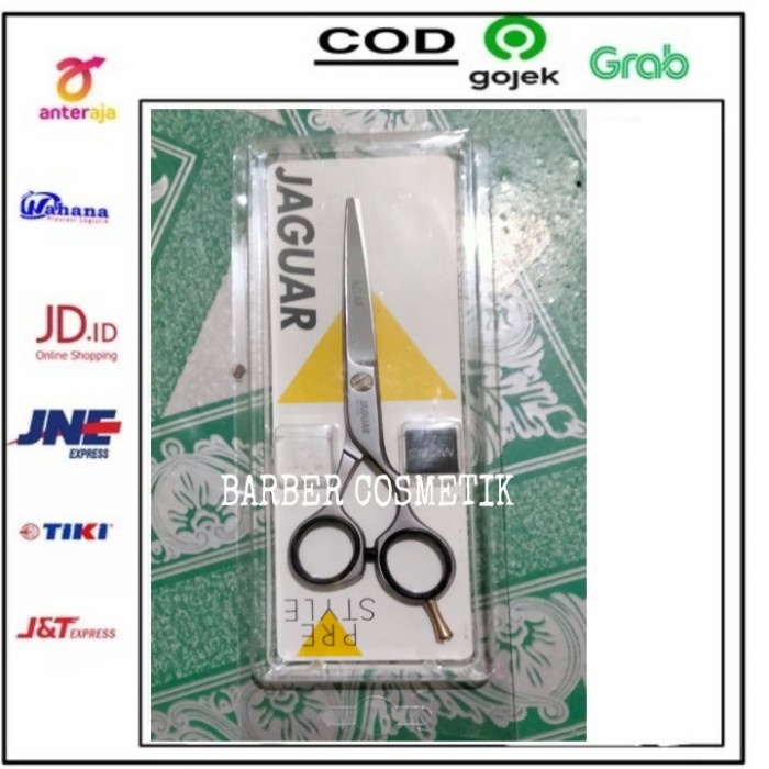 ✨New Ori Gunting Rambut Jaguar Rata 5.5 Inchi Stainless Steel Berkualitas