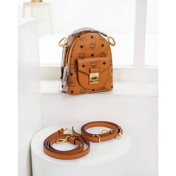 ✨New Mcm Patricia Visetos Mini Bebeboo Backpack Limited