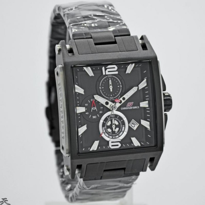 ✨Sale Jam Tangan Original Pria Chronoforce 5312-2Mb Black Berkualitas